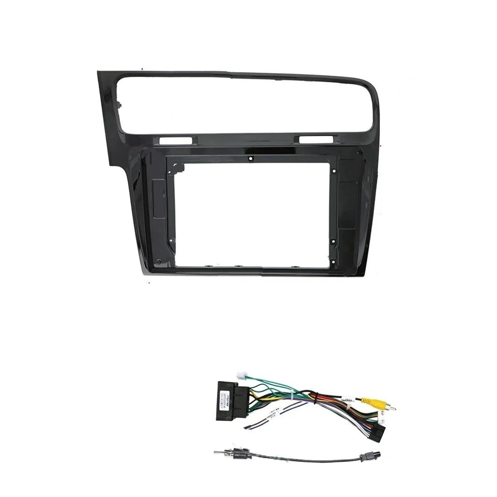 Mascherina Autoradio Cornice Stereo per VW per Golf 7 2013-2020 Car Stereo con GPS Radio Lettore MP5 2-DIN 10.1 Pollici unità Principale Fascia Pannelli Cornici CD