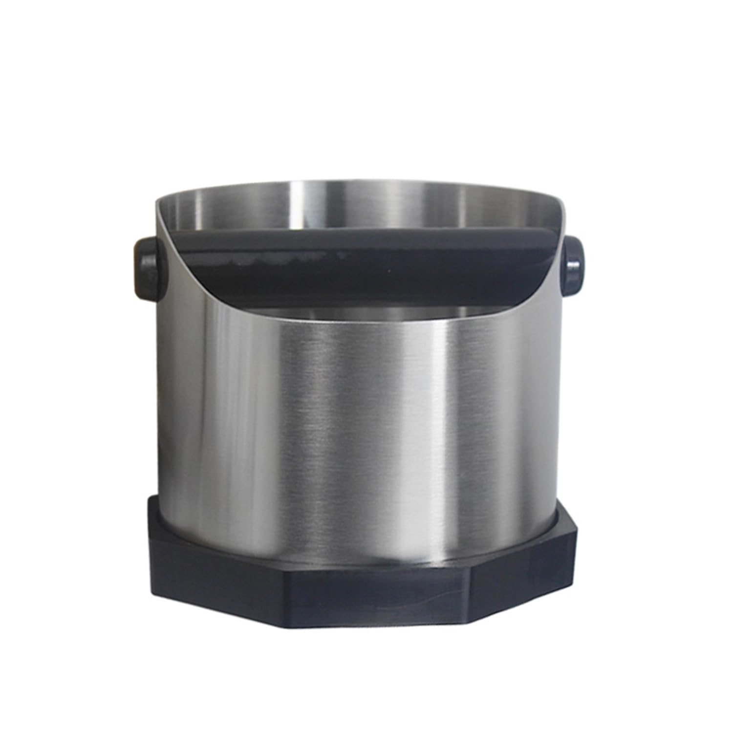 Scatola Fondi Caffè, Caffè Fondi Caffe Knock Box, Contenitore Per Fondi Caffè Inox, Knock Box Caffè Argent, Inox, Palo Principale Staccabile, Adatto per Caffè, Ristoranti Occidentali, Bar, Cucine