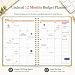 Budget Planner - Monthly Budget Book with Expense Tracker Notebook, 7.2" x 10", Undated Financial Planner＆Bill Organizer to Manage Your Money Effectively, For Families, Business, Green