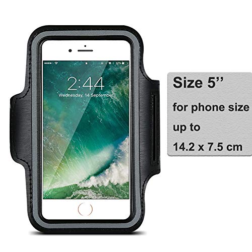 513sOsodJXL Running Armband for iPhone 12 Mini 13 Mini 7 8 Adjustable Sport Phone Arm Case for Alcatel 1 2019 / NeoMan Note 30 Mini… - Image 3