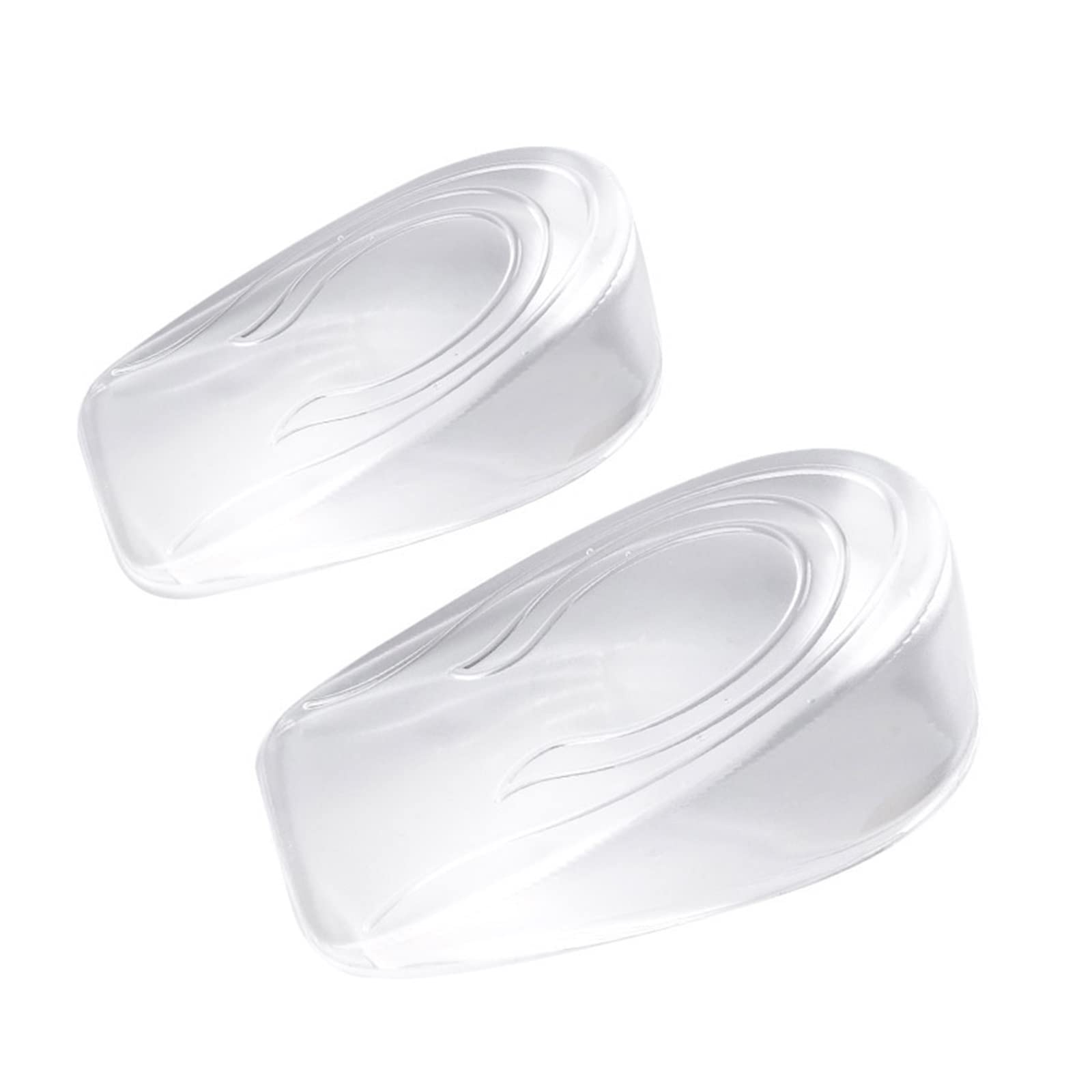 3 Pares/6 uds Plantilla de Aumento de Altura de Silicona Insertos de elevación de talón Zapato cojín elástico Unisex (Size : S Height 3cm)