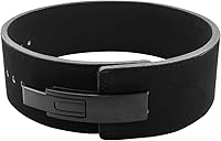 Flexz Fitness Lever Weight Lifting Belt: 10mm/13mm Leather Powerlifting Belt for Men & Women - Heavy Duty Back Support for Deadlifts & Squats