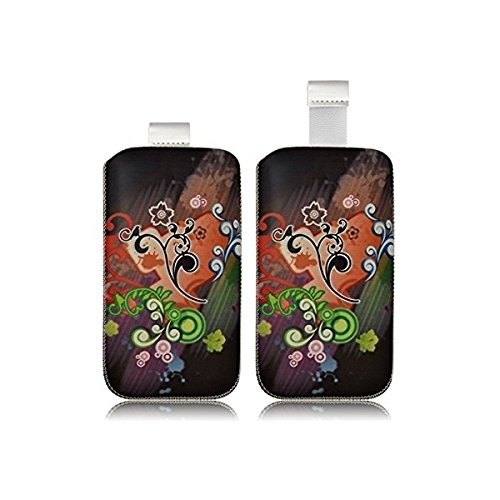 KARYLAX Seluxion - Housse Coque Etui Pochette pour Alcatel One Touch Idol/Idol S/One Touch Pop C5 avec Motif HF27