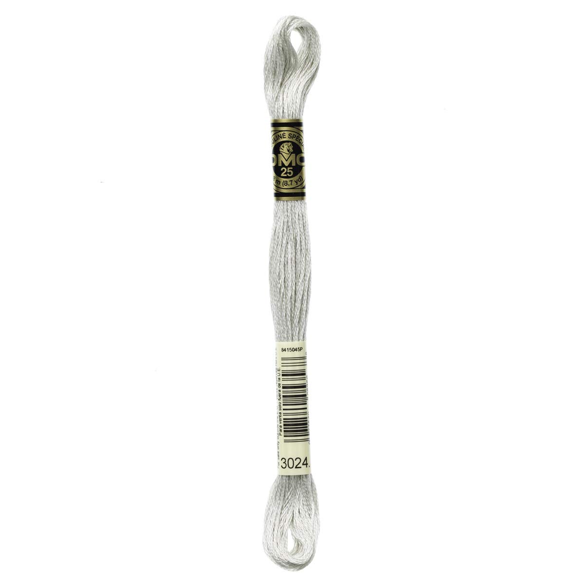 DMC Embroidery Floss Mouline Stranded Cotton Thread for Hand Embroidery and Sewing - Colour No: 3024-2 x 8m Skeins
