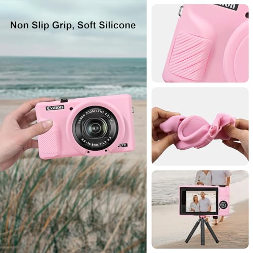 Funda rígida para Canon PowerShot G7X Mark III, color Jelly Pink miniatura 7