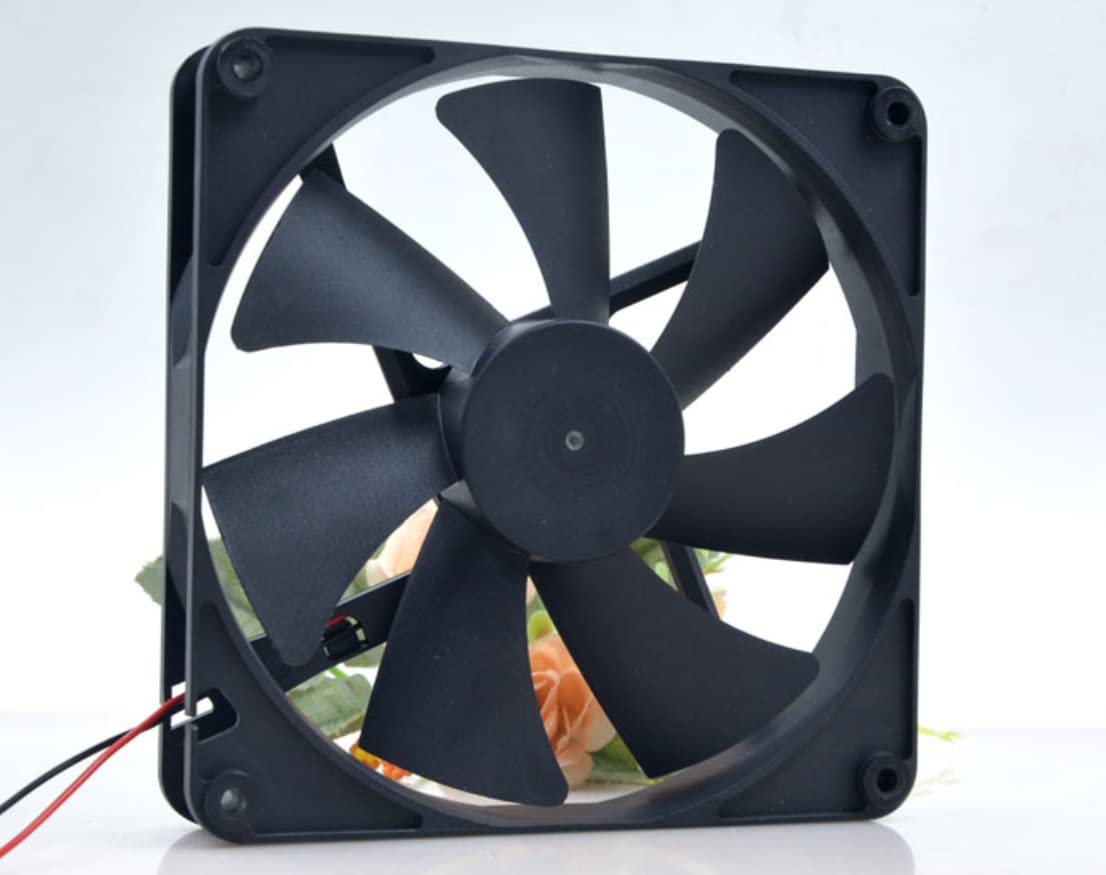 TT-1425 140x140x25mm DC12V 0.34A 2400RPM 98CFM 14CM 2-Wire Cooling Fan for Desktop, Graphic Cards, Gaming Console