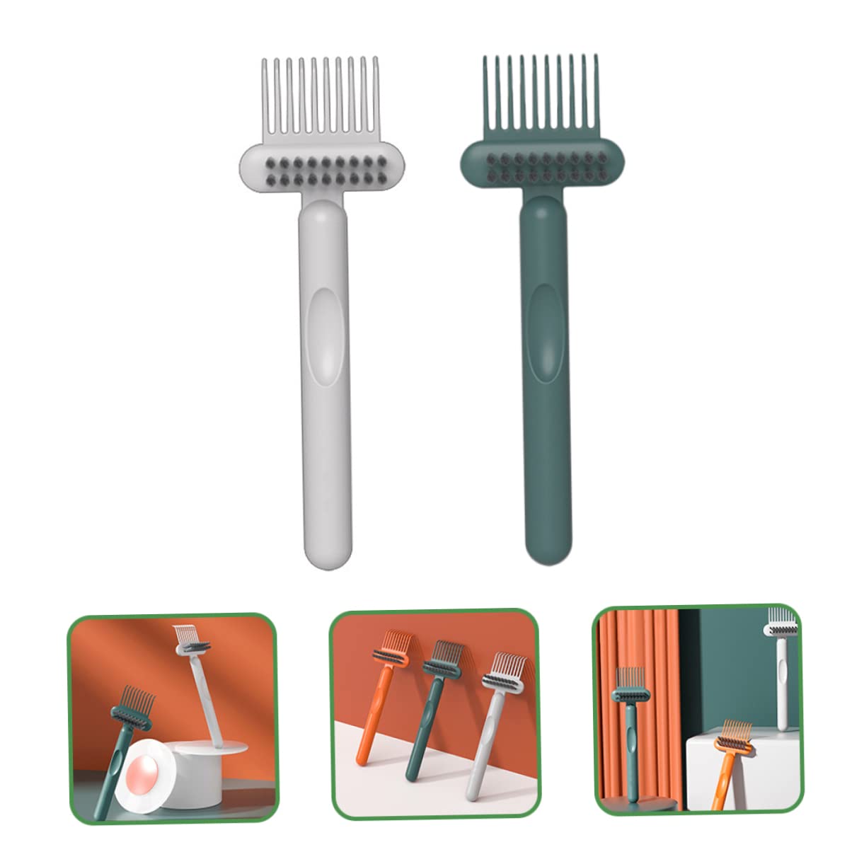 VICASKY Hair Brush Cleaner Comb Cleaning Tool Brush Hair Comb Pp Material Easy to Use Small Size