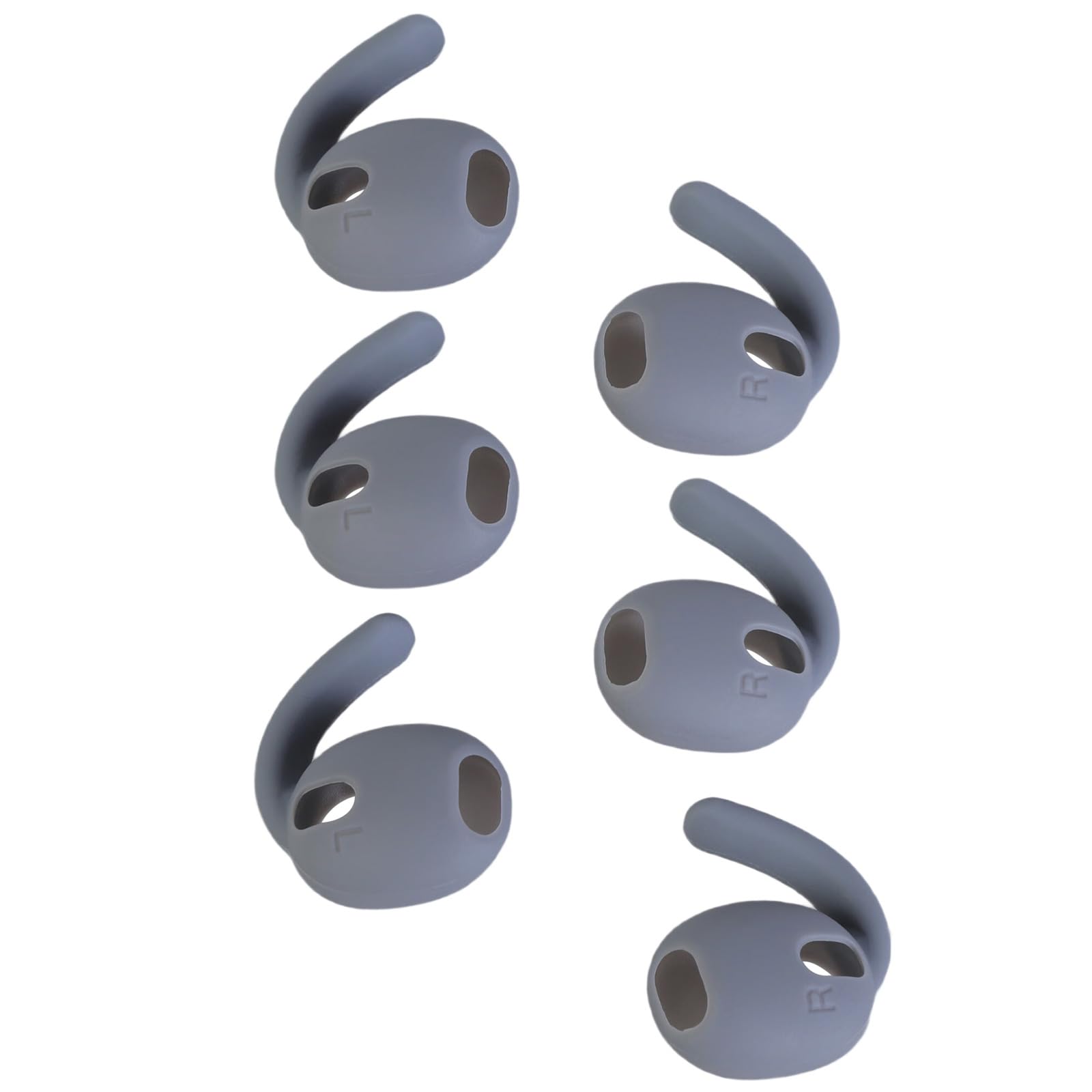 DIDILLX 3 Pairs Silicone Ear Hooks Tips For Buds Wireless Earbuds Comfortable Fit Wide Compatibility