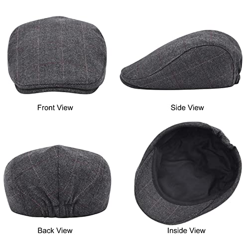 Image of STARANCE Men Wool Newsboy Cap