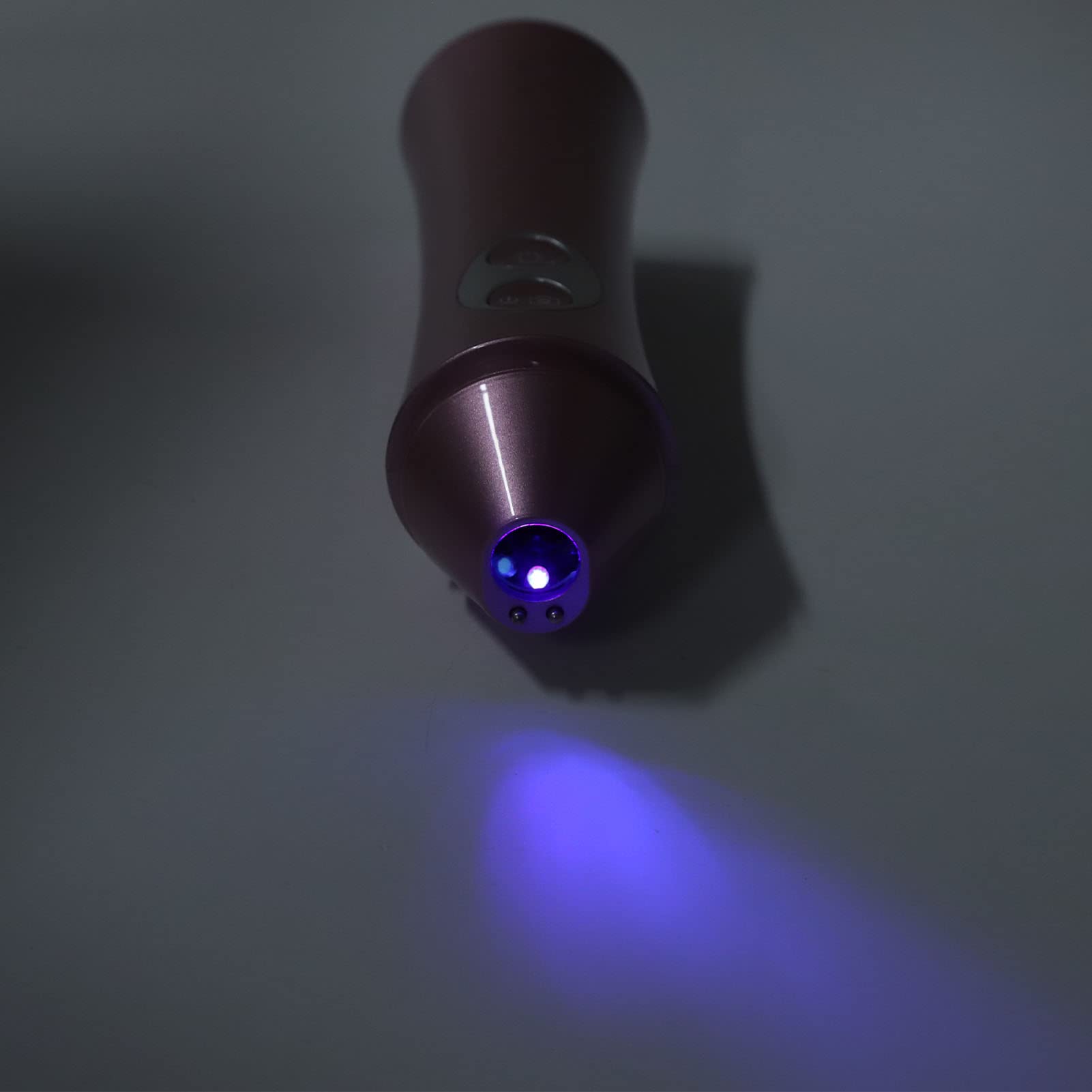 3MP 50X Kopfhaut-Detektor, Tragbares Hand-Haut-Haar-Analysegerät, Kabelloser Wiederaufladbarer Haarausfall-Tester, Ultraviolett-Analysator, Rosa Kopfhaut-Diagnose-Detektor für Haarwachstum
