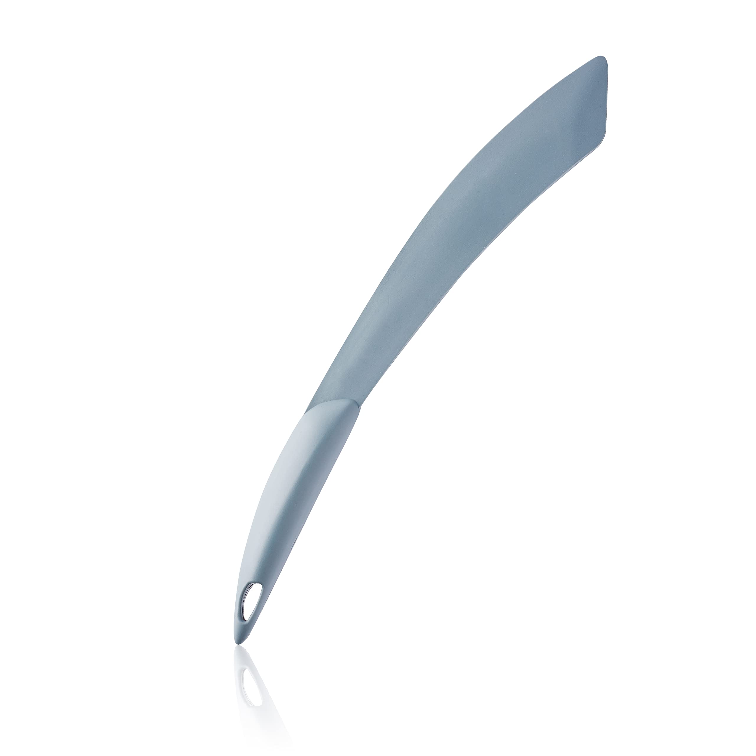 Mastrad Pfannenwender - Silikon Wender Für Beschichtete Pfannen, Schüsseln Und Töpfe - Kurviger Und Flexibler Spachtel Zum Wenden Und Abkratzen - Spülmaschinengeeignet