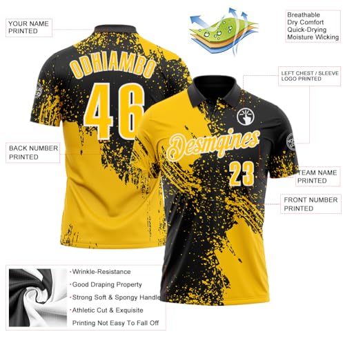 Custom Fade Polo Bowling Shirts Jerseys Men Women Youth Personalized Printed Golf Tennis T-Shirts Customize Sports Uniform3