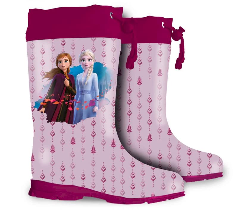 Bottes Raining Galosce de pluie Reine des Neiges pour petite fille