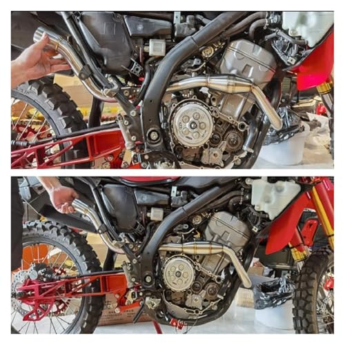 Échappement moto pot central inox pour optimiser les gaz sur Honda CRF 300L