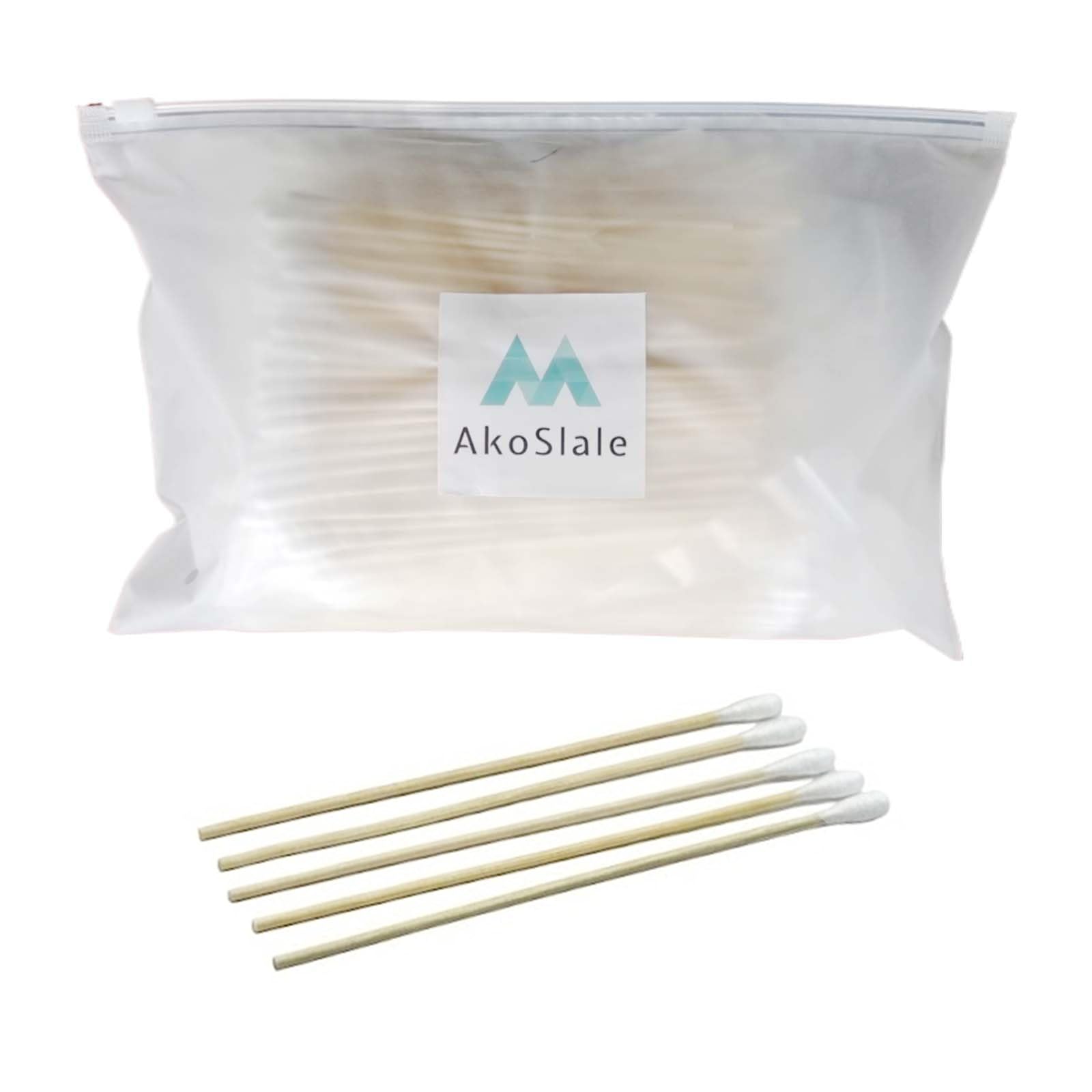 Dog Ear Cleaning Swabs 600 Count, 6 Inch Bamboo Cotton Swabs