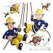 Produktbild Bilderwelten Fenstersticker Fensterfolie Fensterbild Feuerwehrmann Sam rettet Dich 40 x 40cm