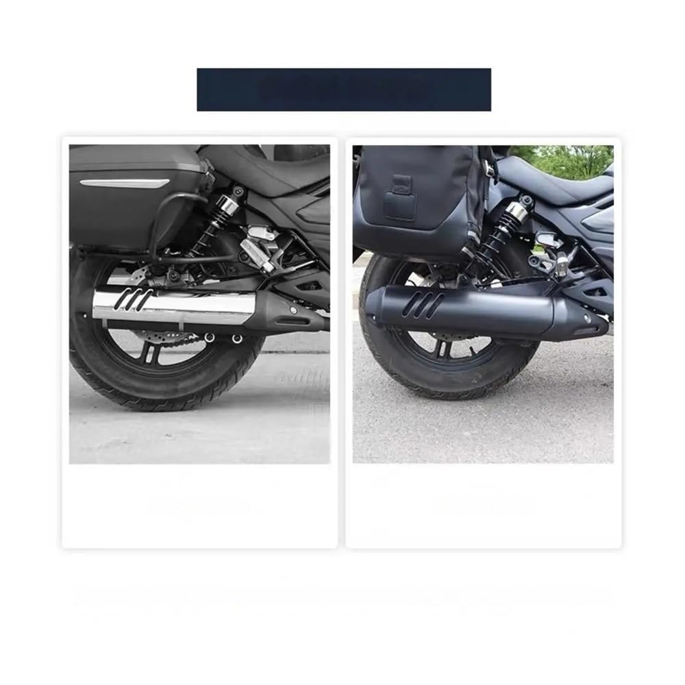 Cubierta Calor Silenciador Para TR300 HJ300-3A | Silenciador De Escape, Cubierta Decorativa, Protector Térmico, Piezas Motocicleta Modificadas Para TR300 HJ300-3A