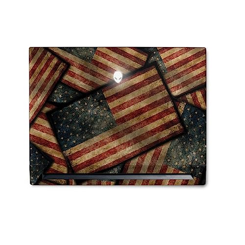 Image of MightySkins Skin Compatible with Alienware M18 R1 (2023) Full Wrap Kit - Vintage American | Protective, Durable, and Unique Vinyl Decal wrap Cover | Easy to Apply & Change Styles | Made in The USA