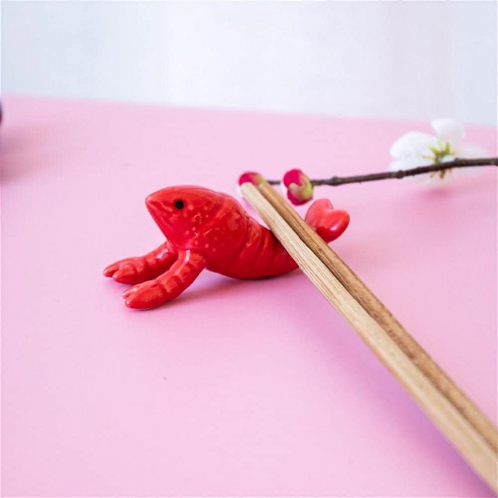 Porta di Bacchette in Ceramica Porta a Forma di Pesce a Forma di Pesci a Forma di Pesce Grazioso Tapsticks Tappeti Cucina Utensili Cucina