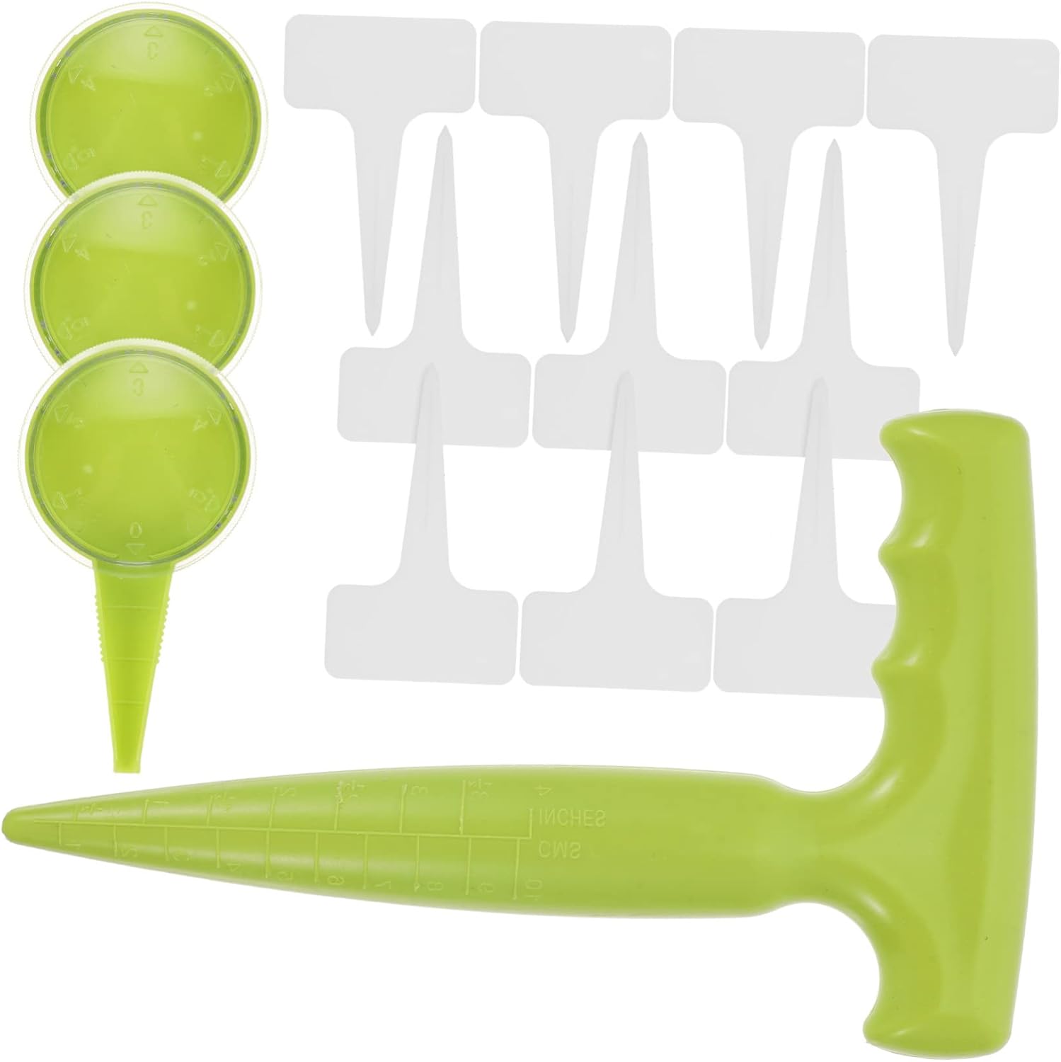 YARNOW 3sets Garden Dispenser Tool Set Sowing Tool Spreader Planter for Home Unique Design Portable Garden Planting for Greenhouse Includes Labels