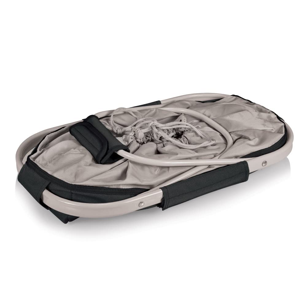 PICNIC TIME Black Pittsburgh Steelers Metro Basket Collapsible Tote