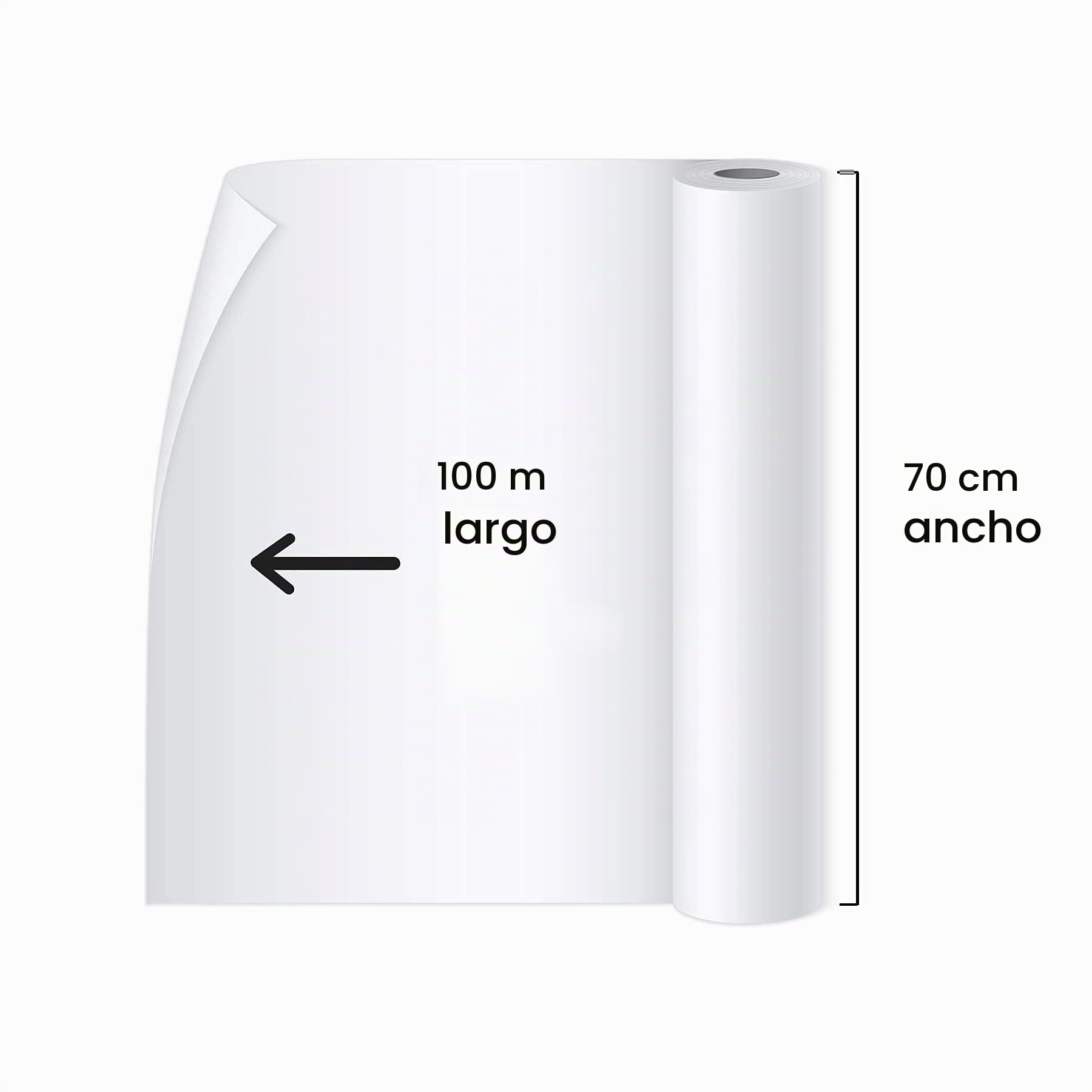 PAKOT – Papel Kraft Genuine 60 g/m² – Papel para Envolver Regalos y Embalaje Profesional – Bobina Rollo Grande 70 cm x 100 m para Manualidades y Comercios