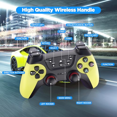 30000+ Wireless Retro Gaming Console, Retro Game Stick, Revisit Classic Retro Play Plug and Play Video Games Stick, HD HDMI TV Game Stick, Premium Competitive Dual Controllers - Thumbnail 4