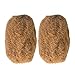 Tight Afro Kinky Human Hair bulk for dreadlocks or Twist Braids,2pieces per Bundles,1 oz each one (8", Strwaberry Blonde #27)