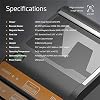 E-Seek M280 ID Reader - USB Flatbed Scanner & 2D Barcode Reader for Desktop
