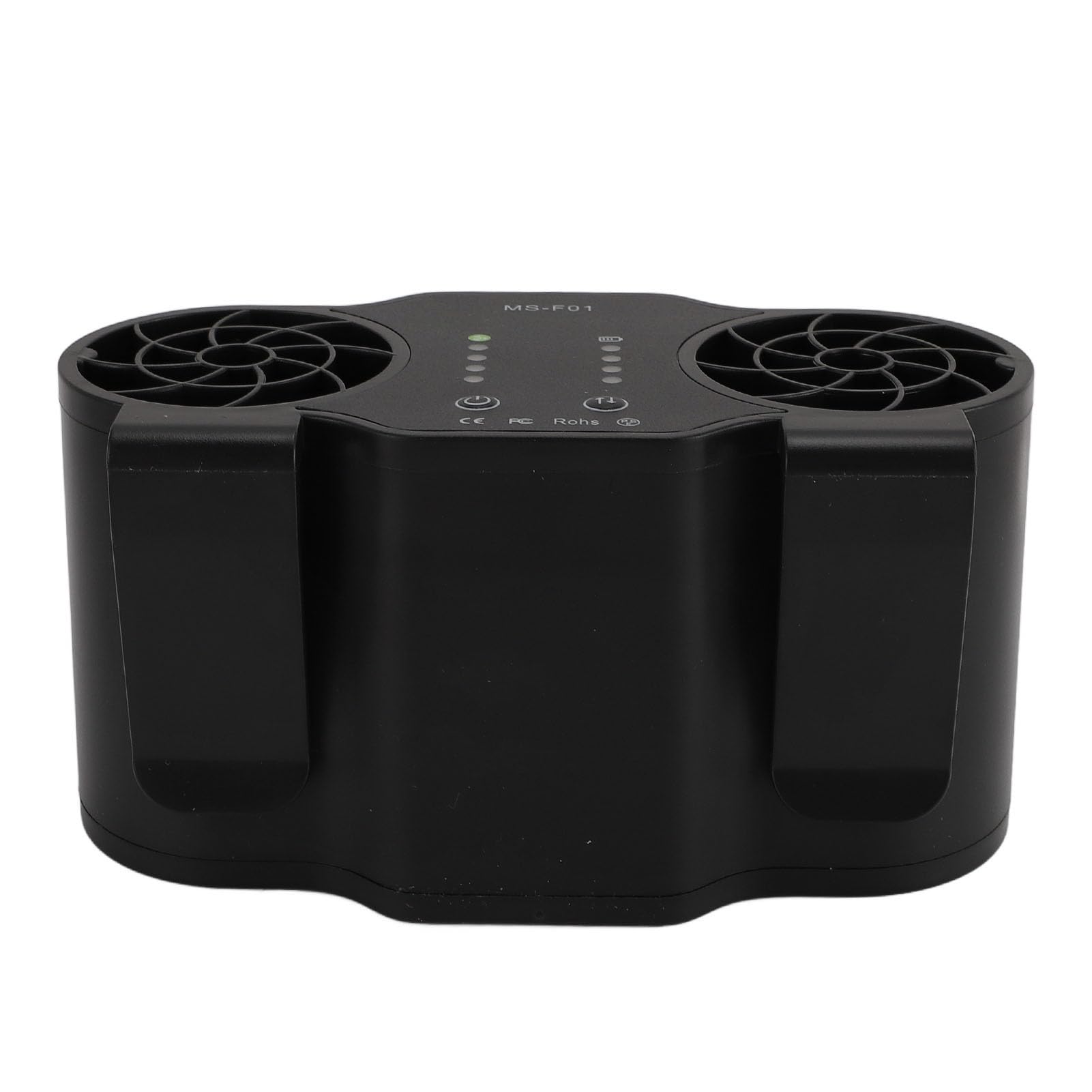 Ventilador de Cintura Portátil con Flujo de Aire Dual, Ventilador