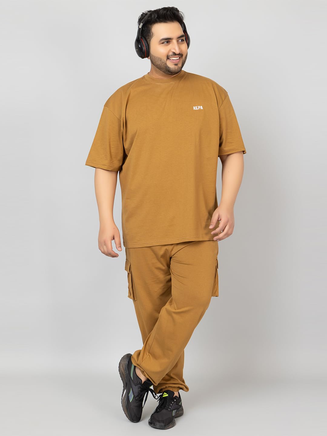 Kepa Men's Co-ord Set | Stylish Track Suit for Men | Summer & Winter Outfit | Gym Wear & Night Suit | Beach Wear & Casual Dress | Korean-Inspired Clothing SetWINE -4XL 4