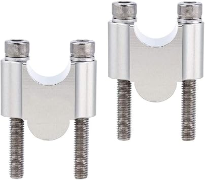 CNC Handlebar Riser Bars Kit 22mm Motorcycle Compatible with ATV Dirt Bike Off Road