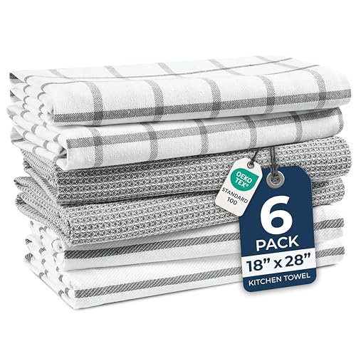 LANE LINEN Cotton Kitchen Towels and Dish Cloths...