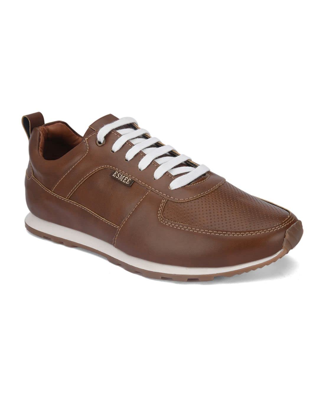 ESMEE Male Casual Lace-Ups Sneakers(Z_201) Tan (B0B6FPB324) Amazon Price History, Amazon Price Tracker
