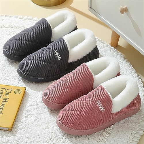 Cliont Ladies House Slippers Memory Foam Slippers for Women Men Comfortable Warm Cosy Non Slip4