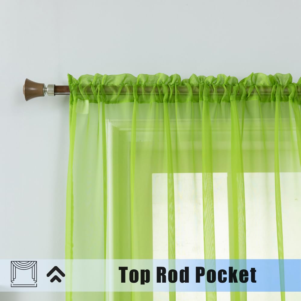 lime green sheer top