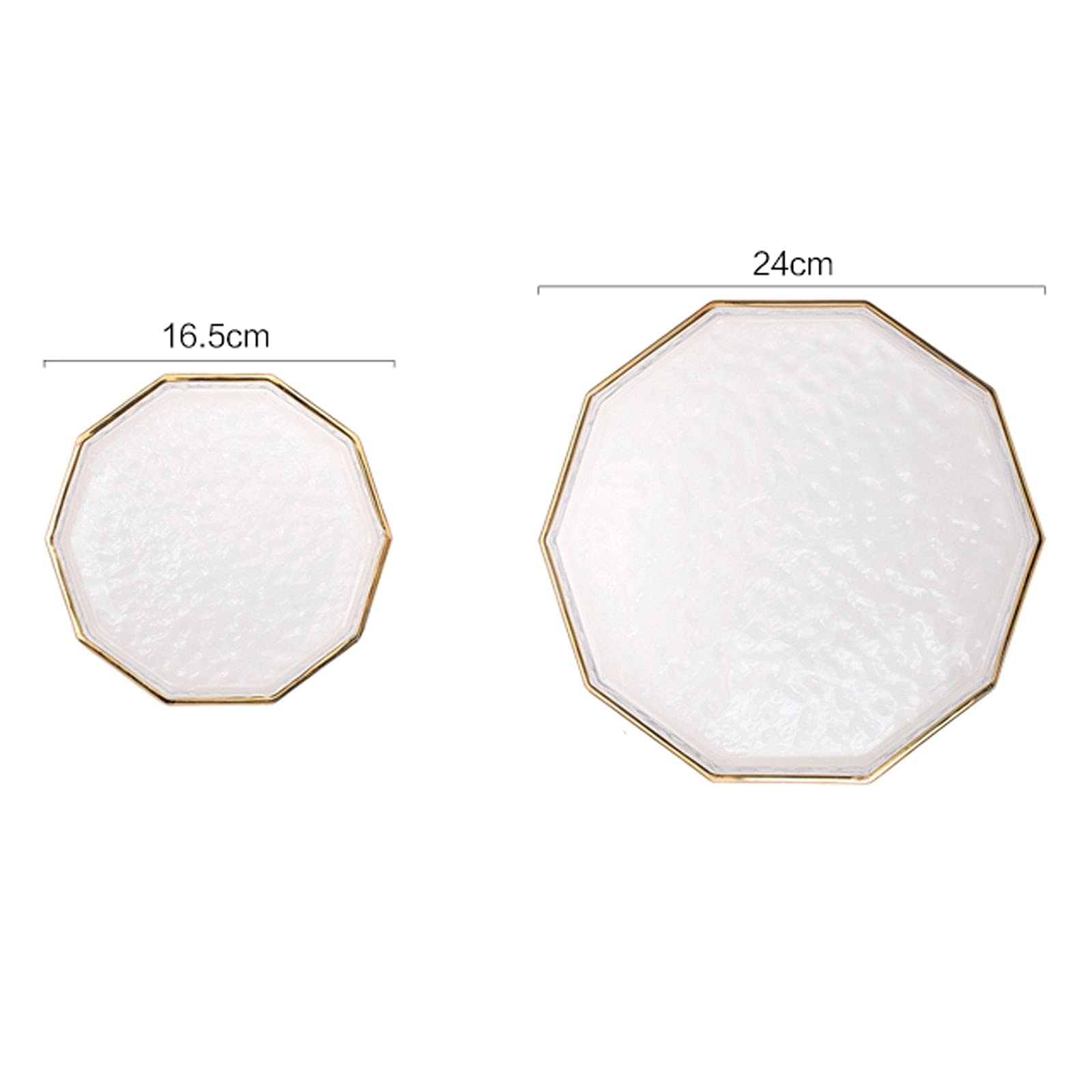 Bandeja de tocador dorada para baño y tocador, bandeja decorativa de cristal para joyas, perfumes, bandeja de tamaño pequeño para comer o exhibir
