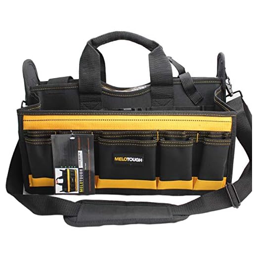 MELOTOUGH 17-Inch Electrician Tool Bag