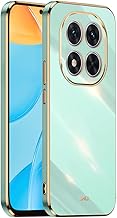 EASSGU Electroplated Frame Case for Redmi Note 15 5G / Poco M8 5G (6.77" Inches) Soft TPU Silicone Colour Protective Case – Green