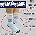 FUNATIC Science Doesn't Care What You Believe Socks for Men Women Teen | Funny Gift for Science Teachers, Professors, Lovers of Chemistry, Physics, Math Astronomy, Biology, Sociology, Earth Scientists
