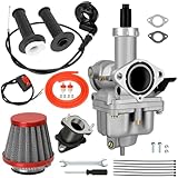 CILOYU PZ26 Dirt Bike Carburetor Carb Throttle Assembly Replacement for CG 125cc...