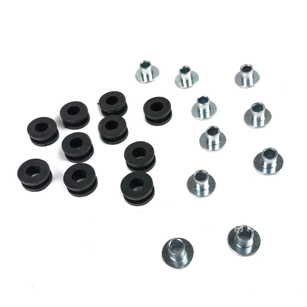 JDIEOQA 10Pcs Motorcycle Rubber Grommets Bolt Kit, Pressure Relief Motorbike Rubber Washers Replacement Accessories - Image 3