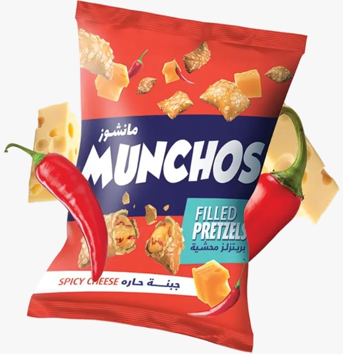 M'unchos Filled Pretzels 50g (Spicy Cheese)