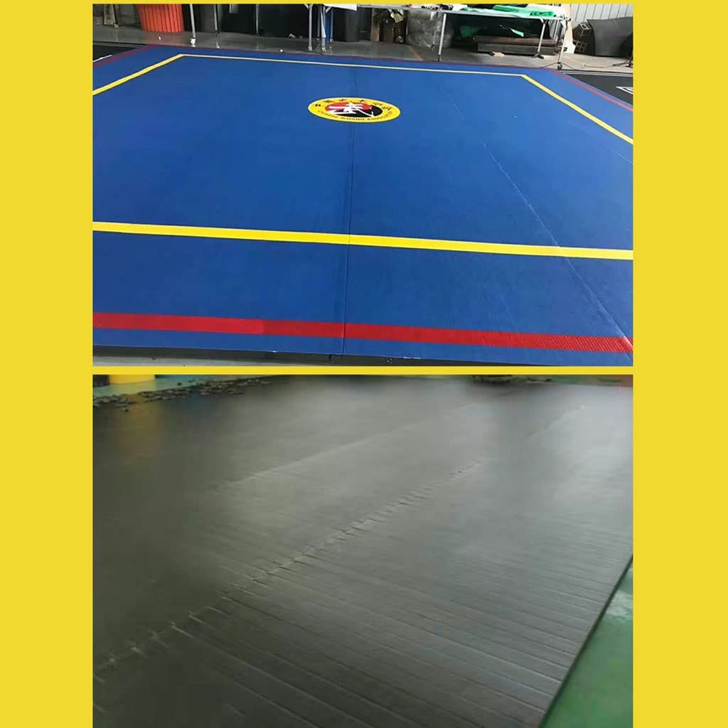 Colchonetas desplegables para Gimnasia, colchonetas portátiles y duraderas para Entrenamiento de Lucha libre, colchoneta de Ejercicio Liviana y Suave para niños (Size : 1.5m*6m*6cm)