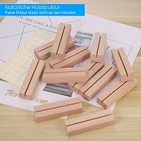 Zocipro 12 Stück Kartenhalter Holz Tischkartenhalter Menükartenhalter – Ansicht 3