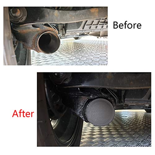 SHIFENG Gummistopfen für Smart Fortwo 453 451 450 Auto-Chassis, hintere Rohrleitung, Gummistopfen, wasserdichte Abdeckung (komplett schwarz)