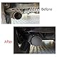 SHIFENG Gummistopfen für Smart Fortwo 453 451 450 Auto-Chassis, hintere Rohrleitung, Gummistopfen, wasserdichte Abdeckung (komplett schwarz)