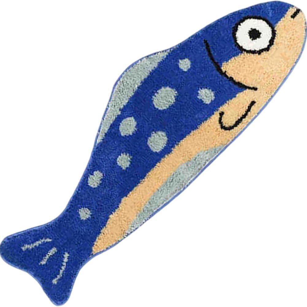 Tapis de bain absorbant poisson pour sécuriser la douche des enfants