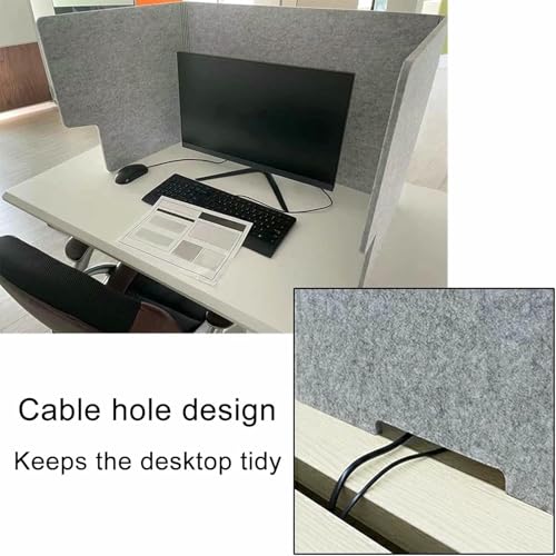 Panneaux de bureau acoustiques pliants en feutre de polyester - 5