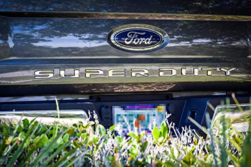 Image of Eurosport Daytona 2017 Ford Super Duty Chrome Tailgate Lettering Kit